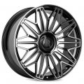 Skill Wheels RR134 10x24 5x112 ET25 66,6 чёрный + полированные спицы